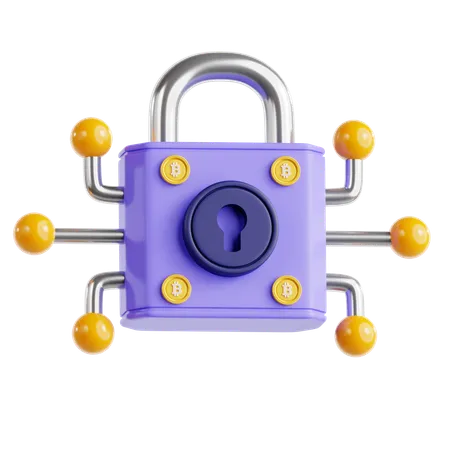 Cryptographie  3D Icon