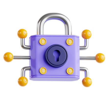 Cryptography  3D Icon