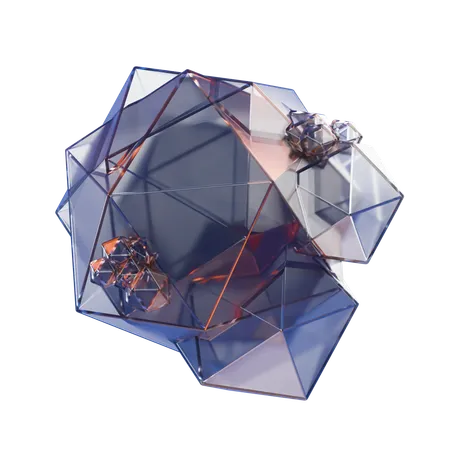 Crystal Abstract  3D Icon