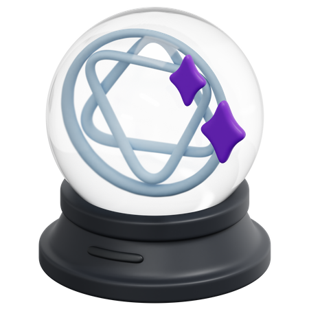 Crystal Ball  3D Icon