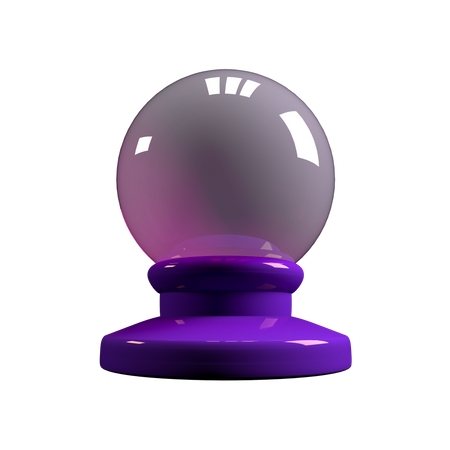 Crystal Ball  3D Illustration