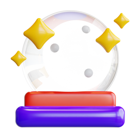 Crystal ball  3D Icon