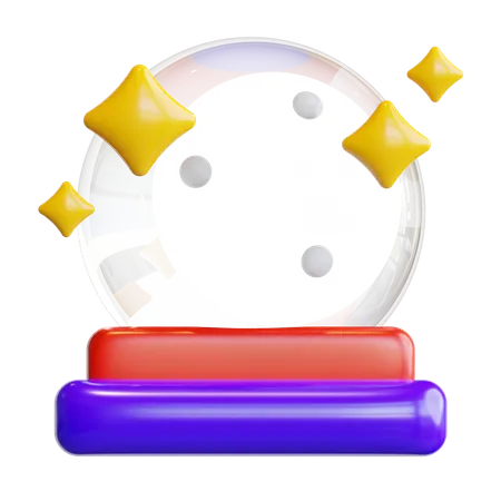 Crystal ball  3D Icon