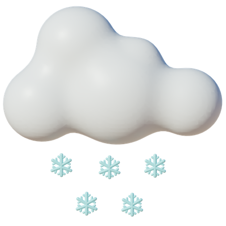 Crystal Cloud  3D Icon