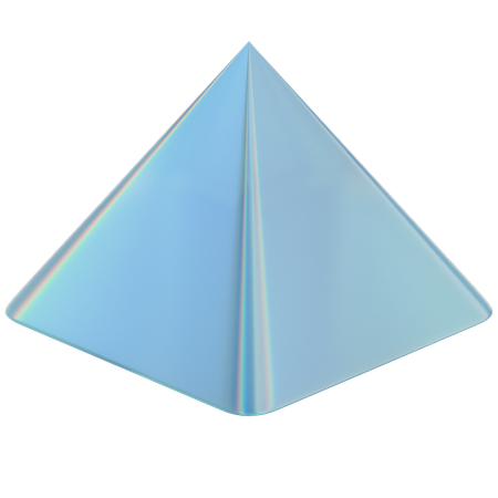 Crystal Prism Shape  3D Icon