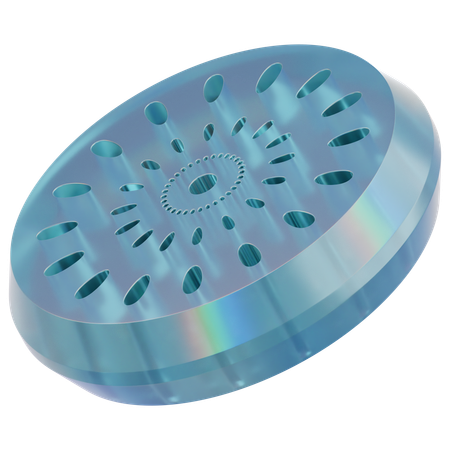 Crystal Radial Mandala  3D Icon