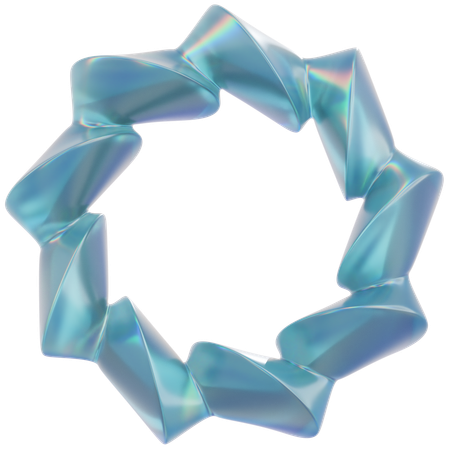 結晶ねじトーラス形状  3D Icon