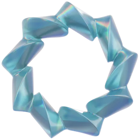 結晶ねじトーラス形状  3D Icon