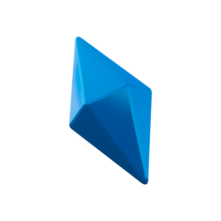 Crystal Shape  3D Illustration