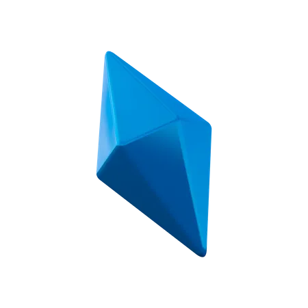 Crystal Shape  3D Illustration