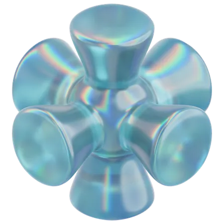 Crystal Star Mixer Shape  3D Icon