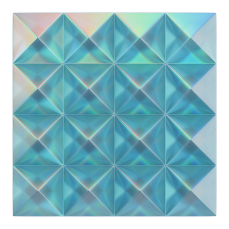 Crystal Tetra Pyramid  3D Icon