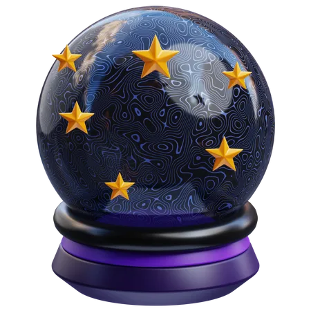 Crystall Ball  3D Icon