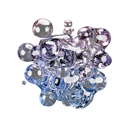 Crystalline Cluster  3D Icon