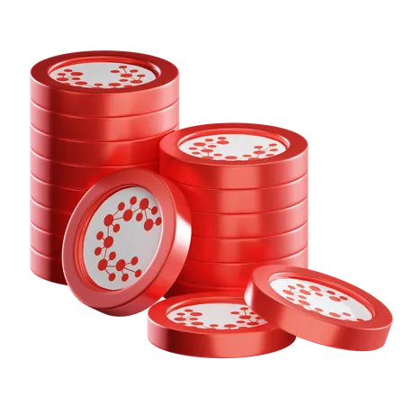 Cspr Coin Stacks  3D Icon