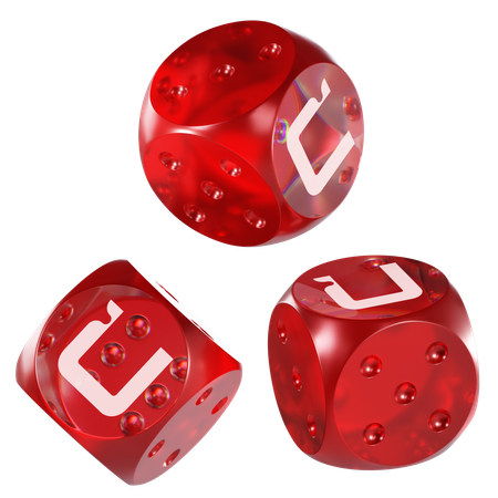 Cspr Glass Dice Crypto  3D Icon