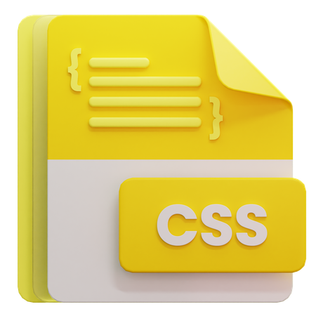 CSS-Dateiformat  3D Icon