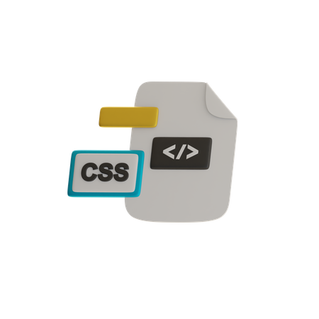CSS ファイル  3D Icon