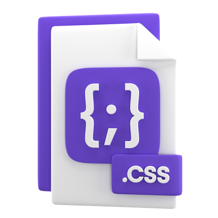 CSS File  3D Icon