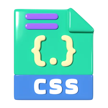 CSS File  3D Icon