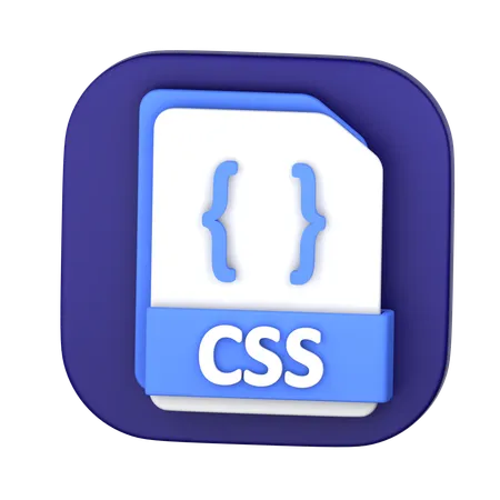 CSS File  3D Icon