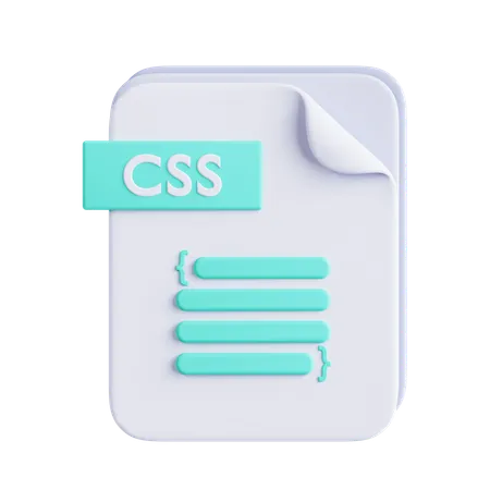 Css File  3D Icon