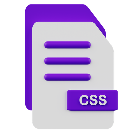 Css File  3D Icon