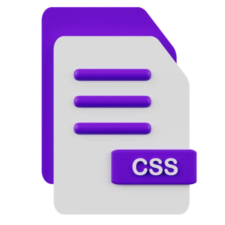 Css File  3D Icon