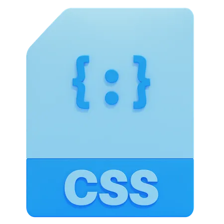 CSS File  3D Icon