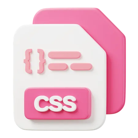 CSS File  3D Icon