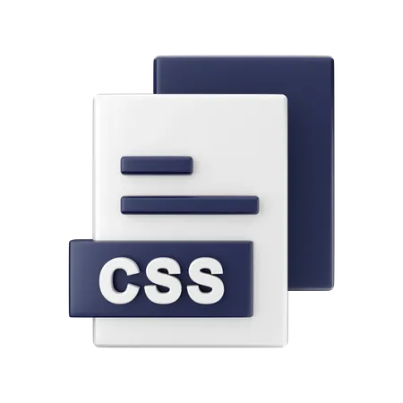 Css File  3D Illustration