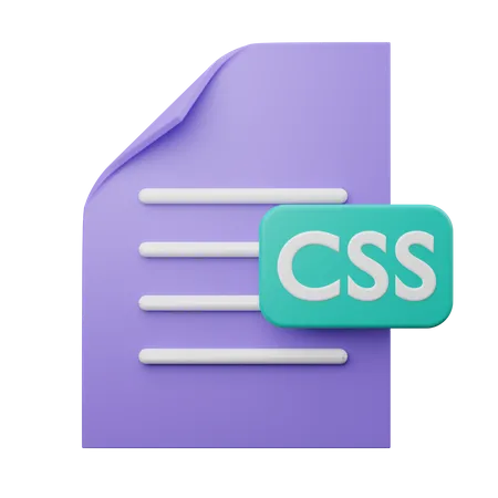 Css File  3D Illustration