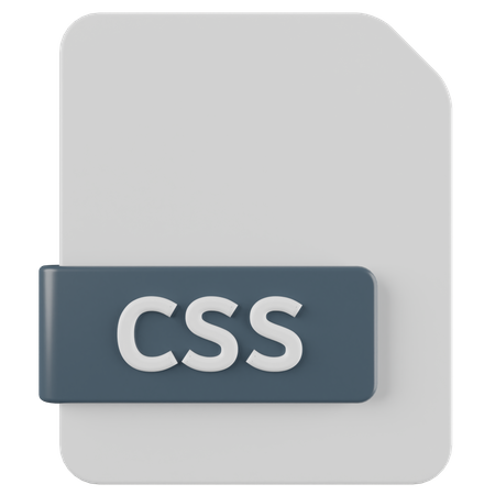 CSS File 3D Icon