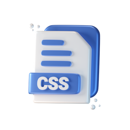 Css File 3D Icon