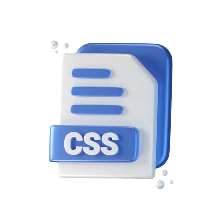 Css File 3D Icon