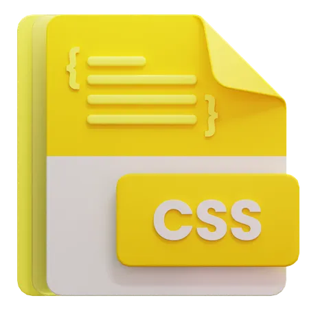 Css File Format  3D Icon