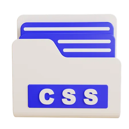 CSS Folder  3D Icon