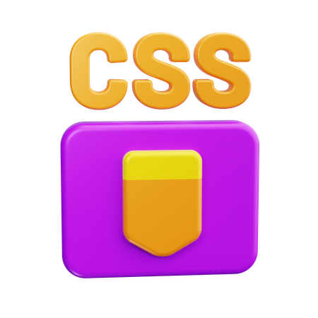 Logo css  3D Icon