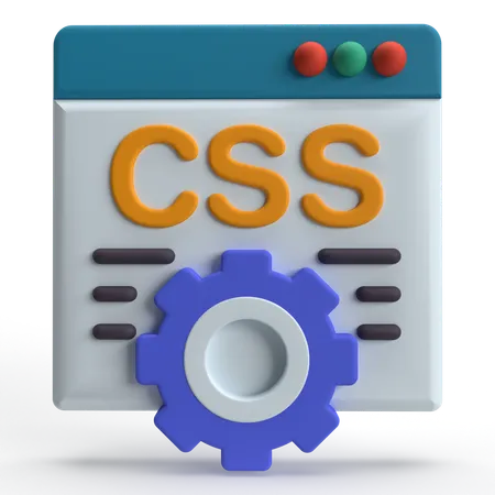 CSS Page  3D Icon