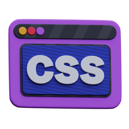 Sitio web css  3D Icon