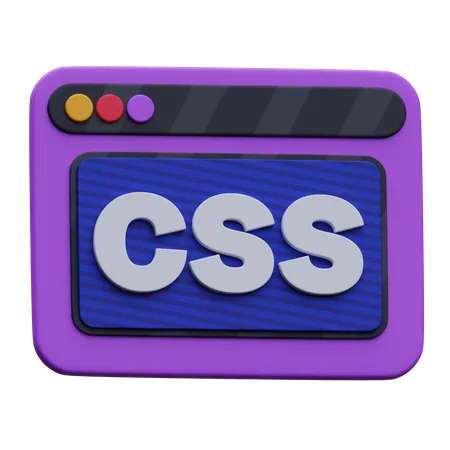 Sitio web css  3D Icon