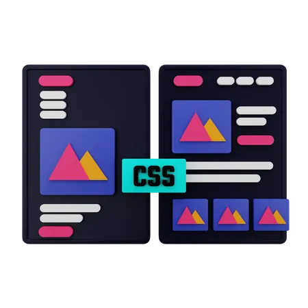 Css Style Sheet  3D Icon