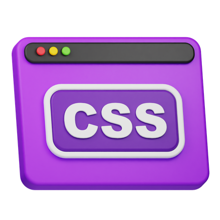 CSS Website  3D Icon