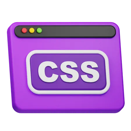 CSS Website  3D Icon