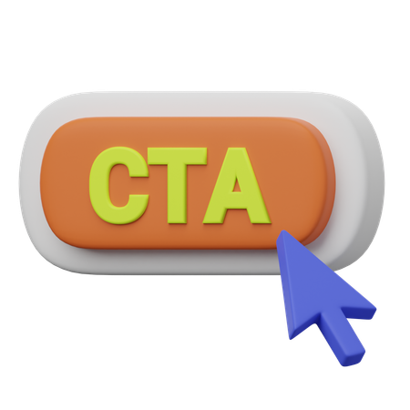 Cta Call To Action  3D Icon