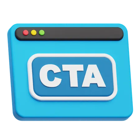Cta Website  3D Icon
