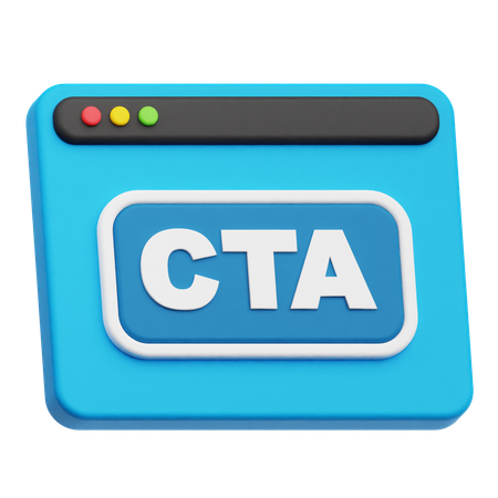 Cta Website  3D Icon