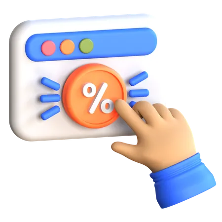 CTR – Click Through Rate  3D Icon