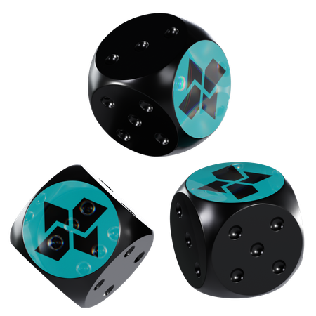 Ctsi Glass Dice Crypto  3D Icon