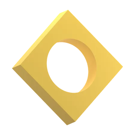 Cuadrado  3D Icon